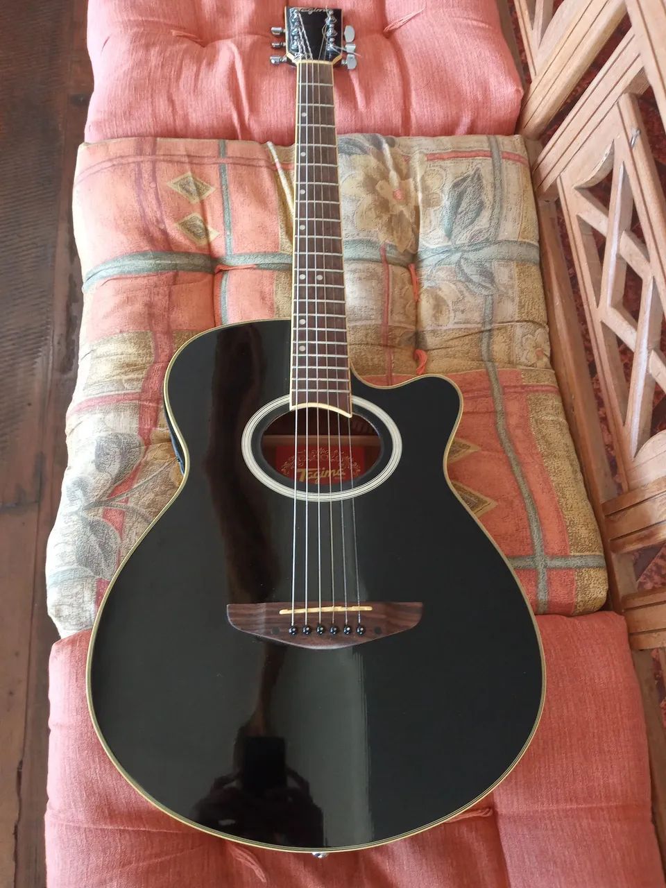 Violão takamine aço g series eg320c ns tagima dallas nylon - Foto 4