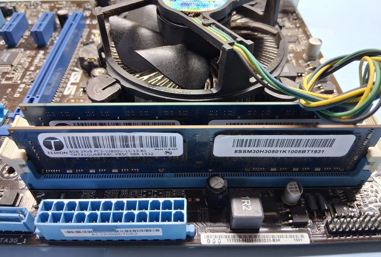 Placa Mãe ASUS P8H61-M LXZ R 2.0 C/Processador + Memória  - Foto 4