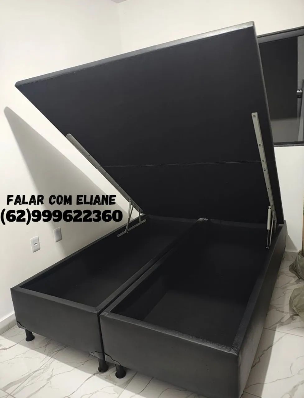 Base box baú Queen - um ano de garantia 