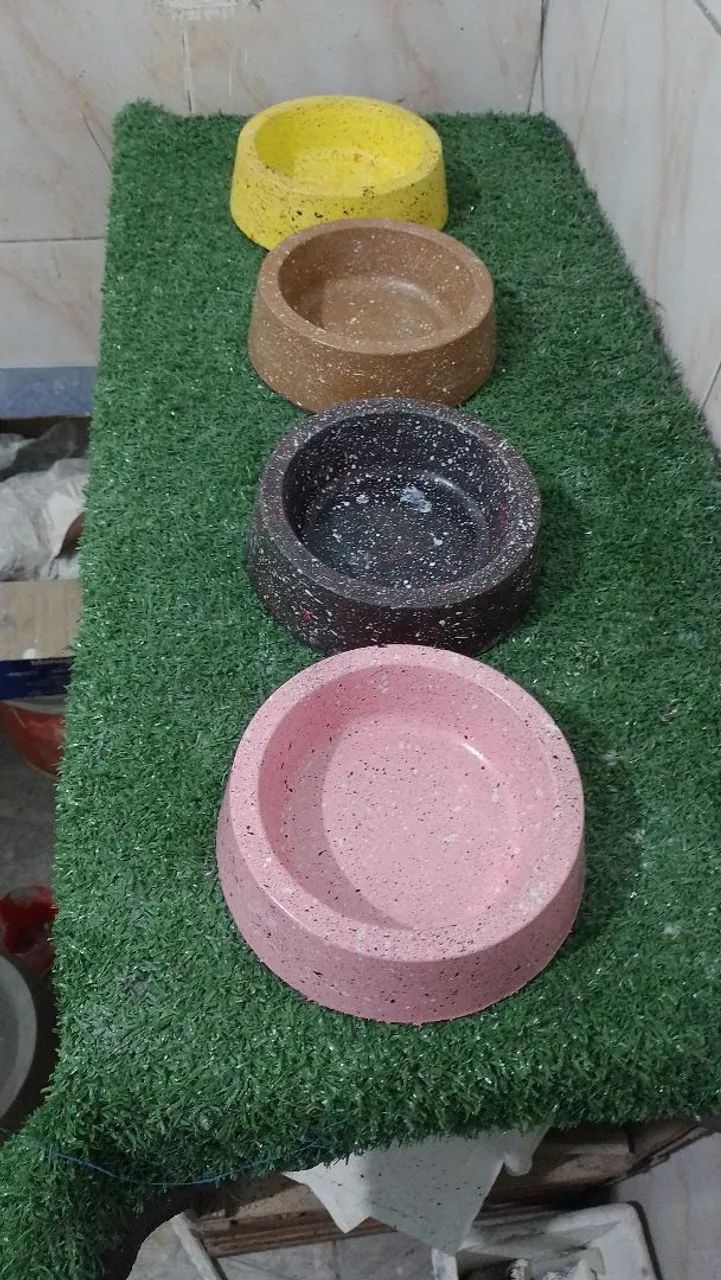 Comedouro vasilha der concreto  - Foto 4