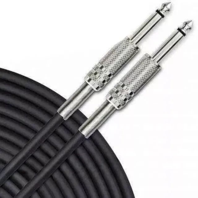 Cabo Guitarra Violão Baixo P10 x P10 Mono Preto 5 Metros MTX _ MS102 - Foto 4