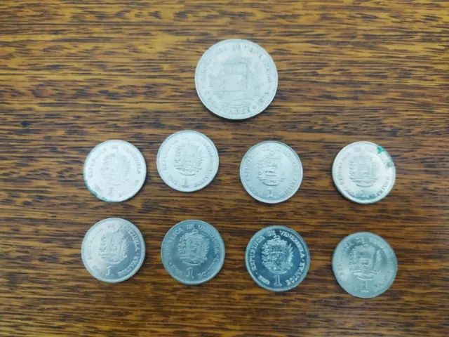 Conjunto de 9 Moedas Antigas