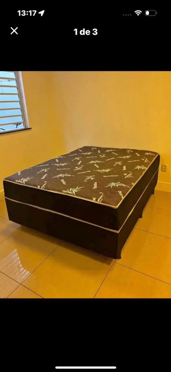 Cama Box casal molas , nova de fábrica 