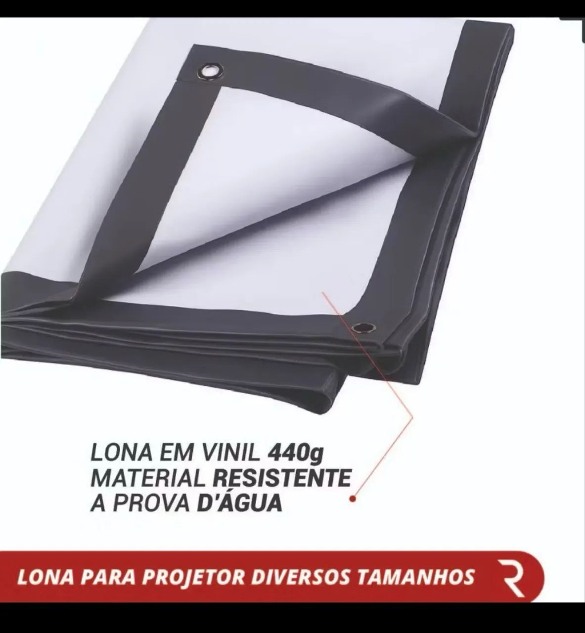 Tela de projeção 70? polegadas Nova - Foto 3