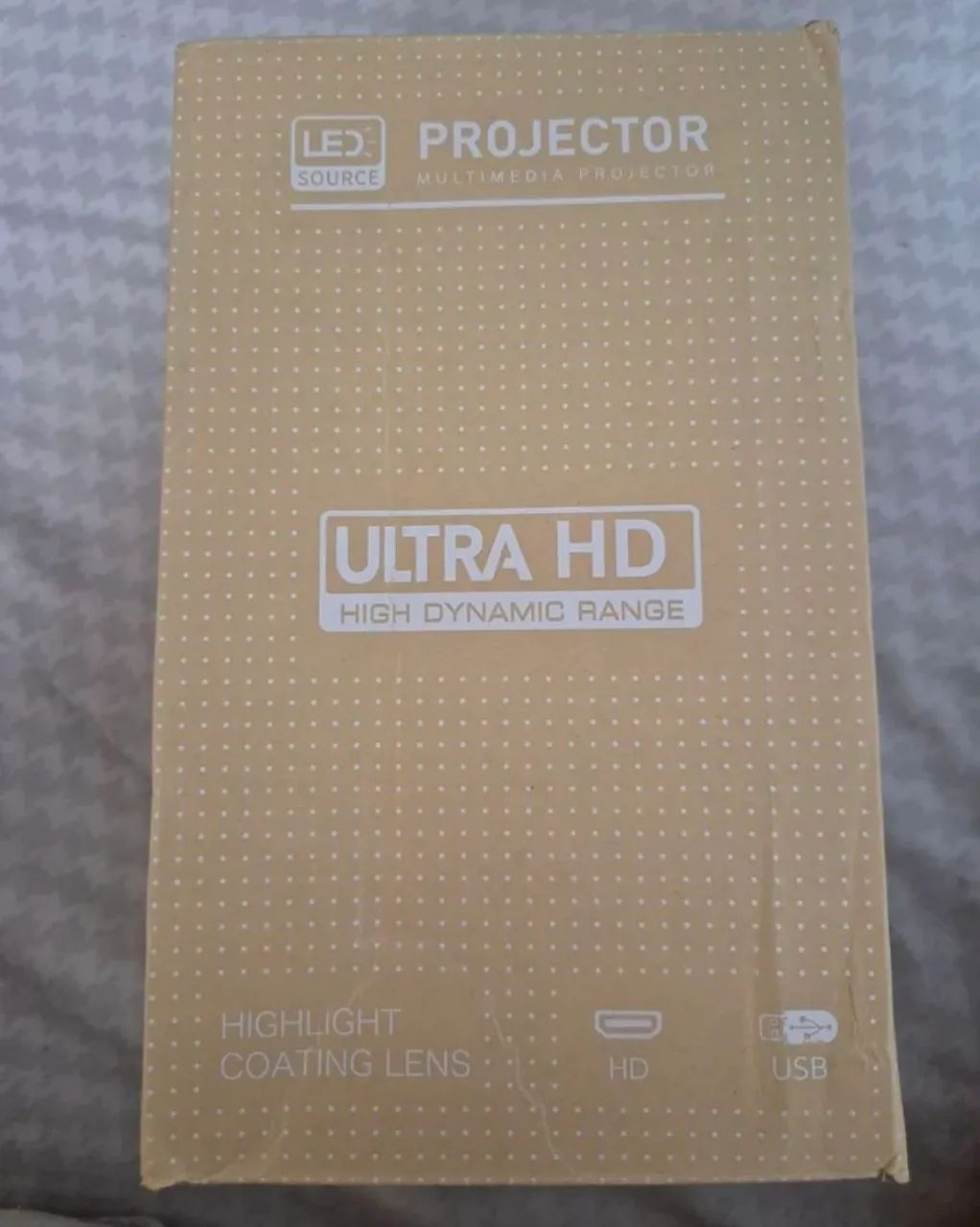 Projetor 4K HD 150 Polegadas Celular, Xbox, PS, Pc, Wifi HY300 Pro Magcubic