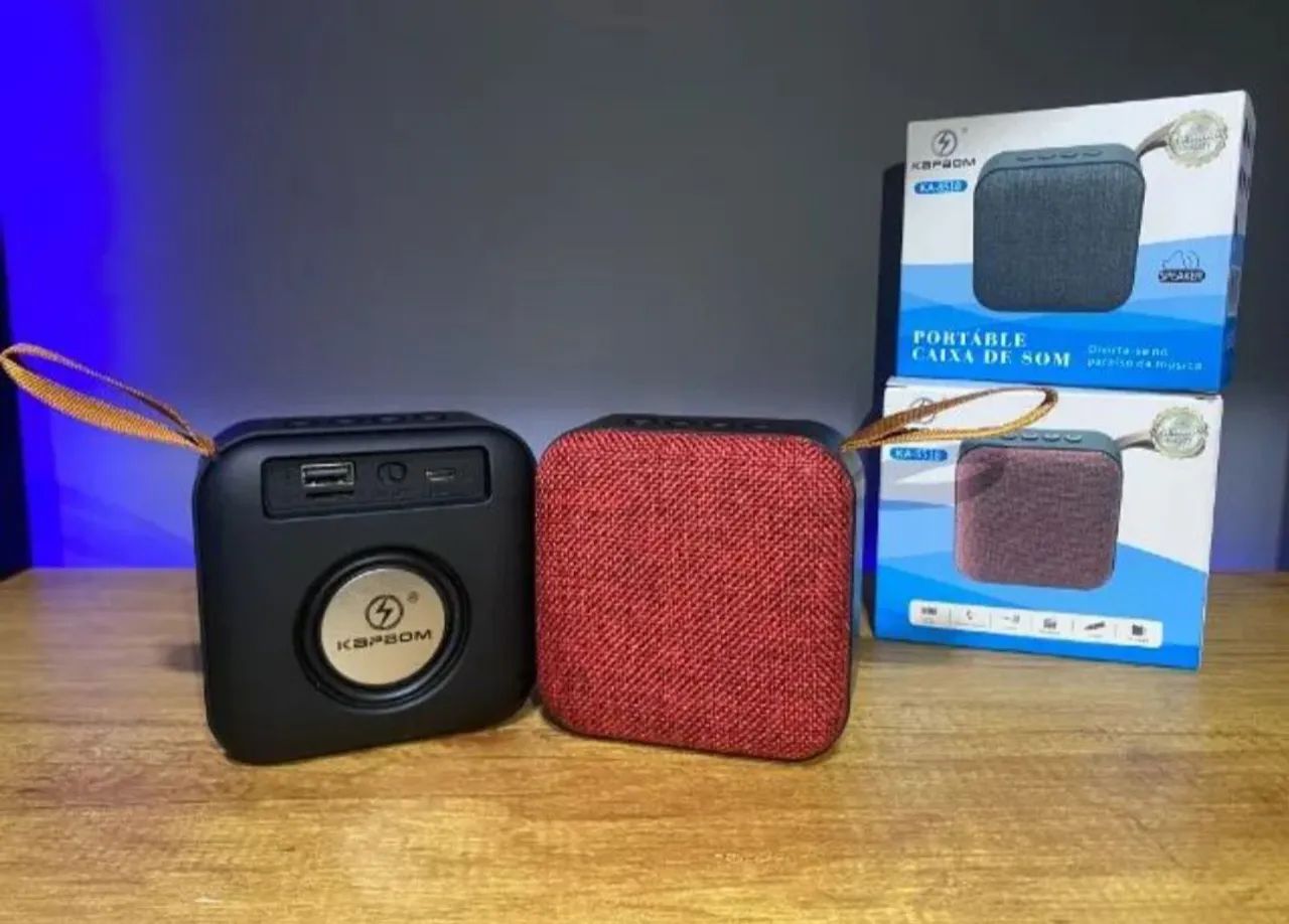 Mini Caixa de Som Bluetooth Portátil KAPBOM KA-8518 - Foto 2