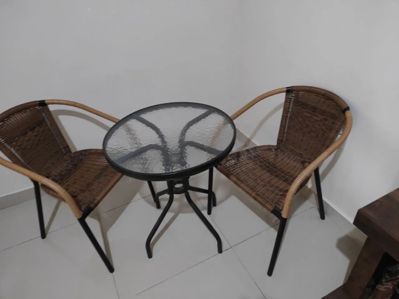Mesa de varanda  pra duas pessoais