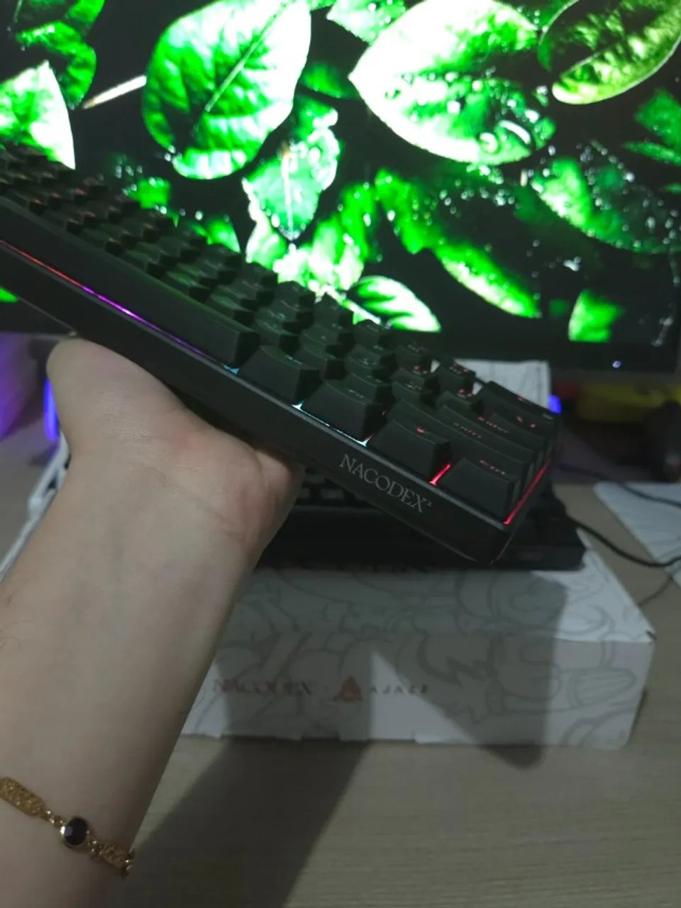Teclado Mecânico AJAZZ NK61 - 60% com Red Switch - Foto 5