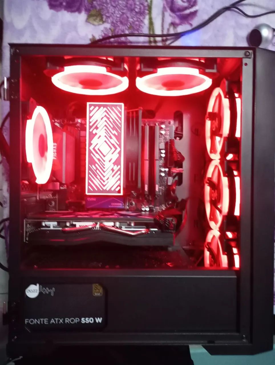 PC Gamer Ryzen/Placa de Vídeo RX 5500XT(Leia Anúncio)  