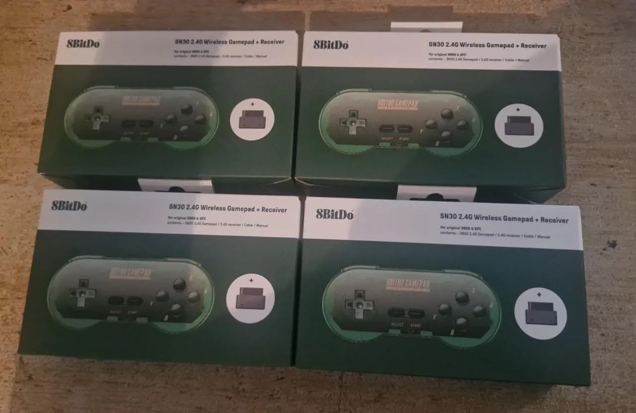 Controle Super Nintendo 8Bitdo com Dongle Lacrado