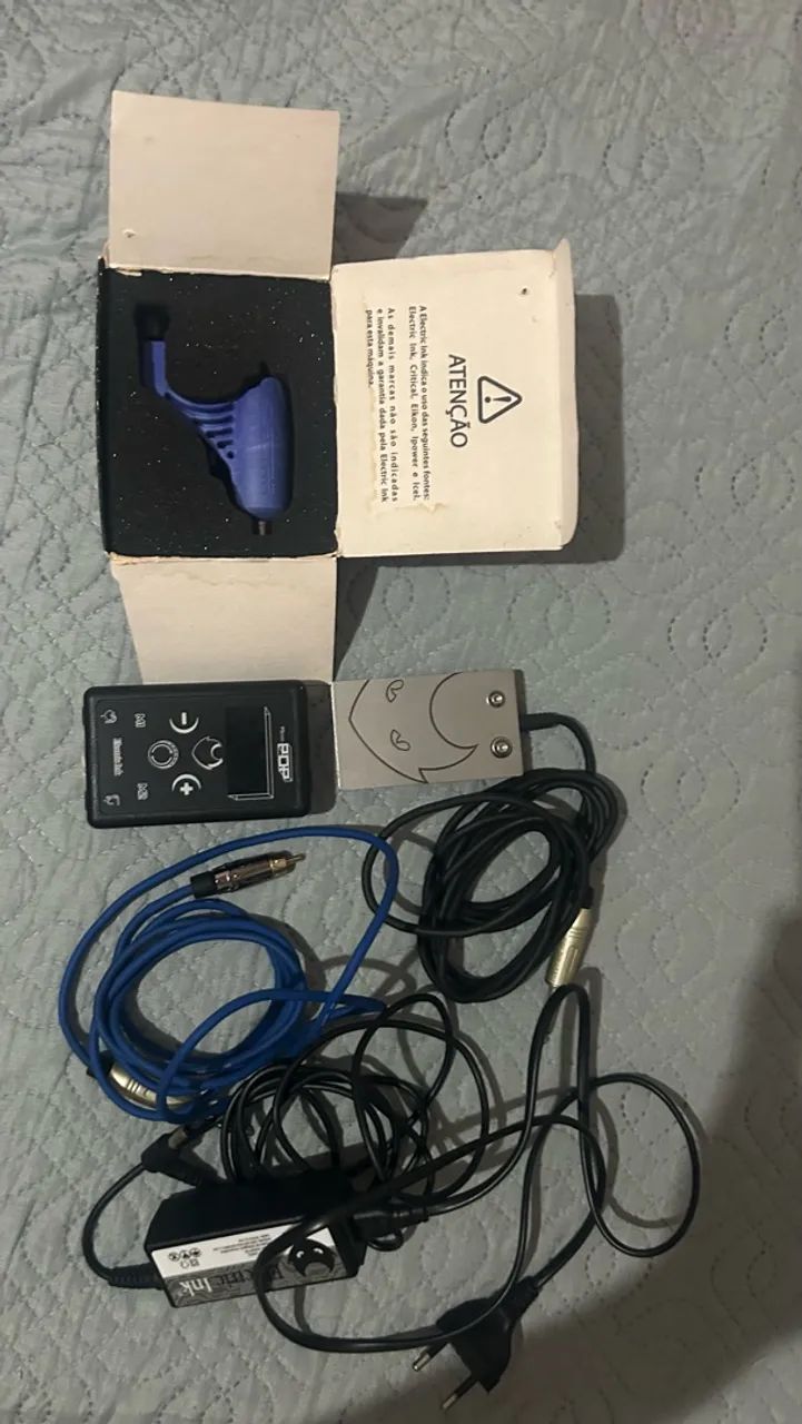 KIT DE TATUAGEM ELECTRIC INK - ELECTRA POP + PS MINI POP