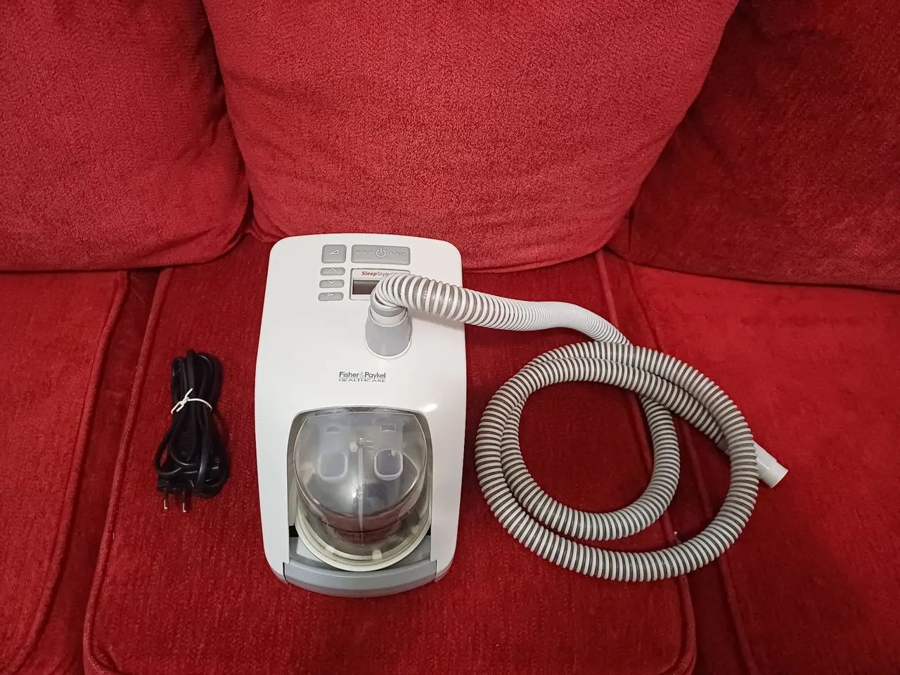 Cpap com umidificador funcionando normalmente  - Foto 3