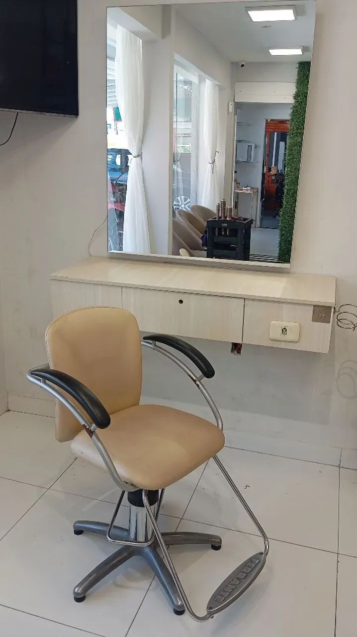 Cadeira cabeleireiro e barbearia 