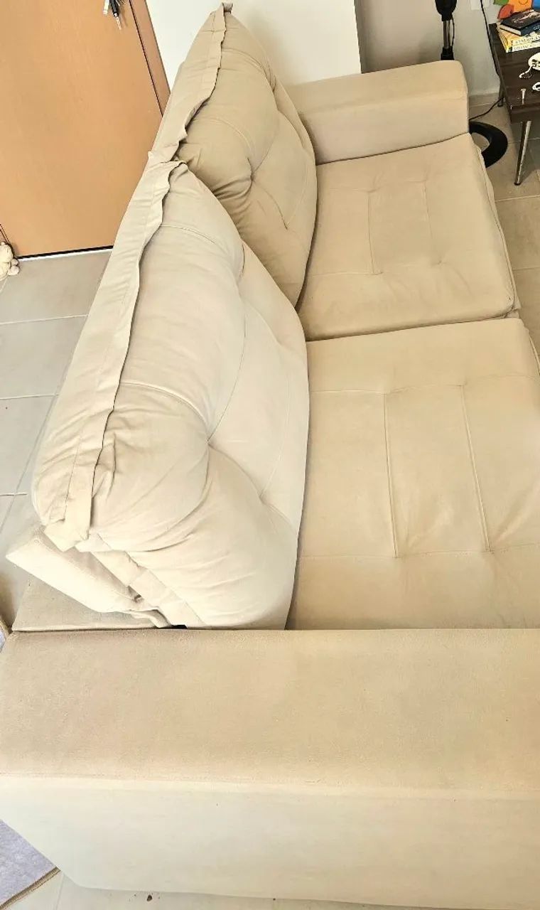 Vendo Sofá Casa Decor retrátil 5 lugares - Foto 4