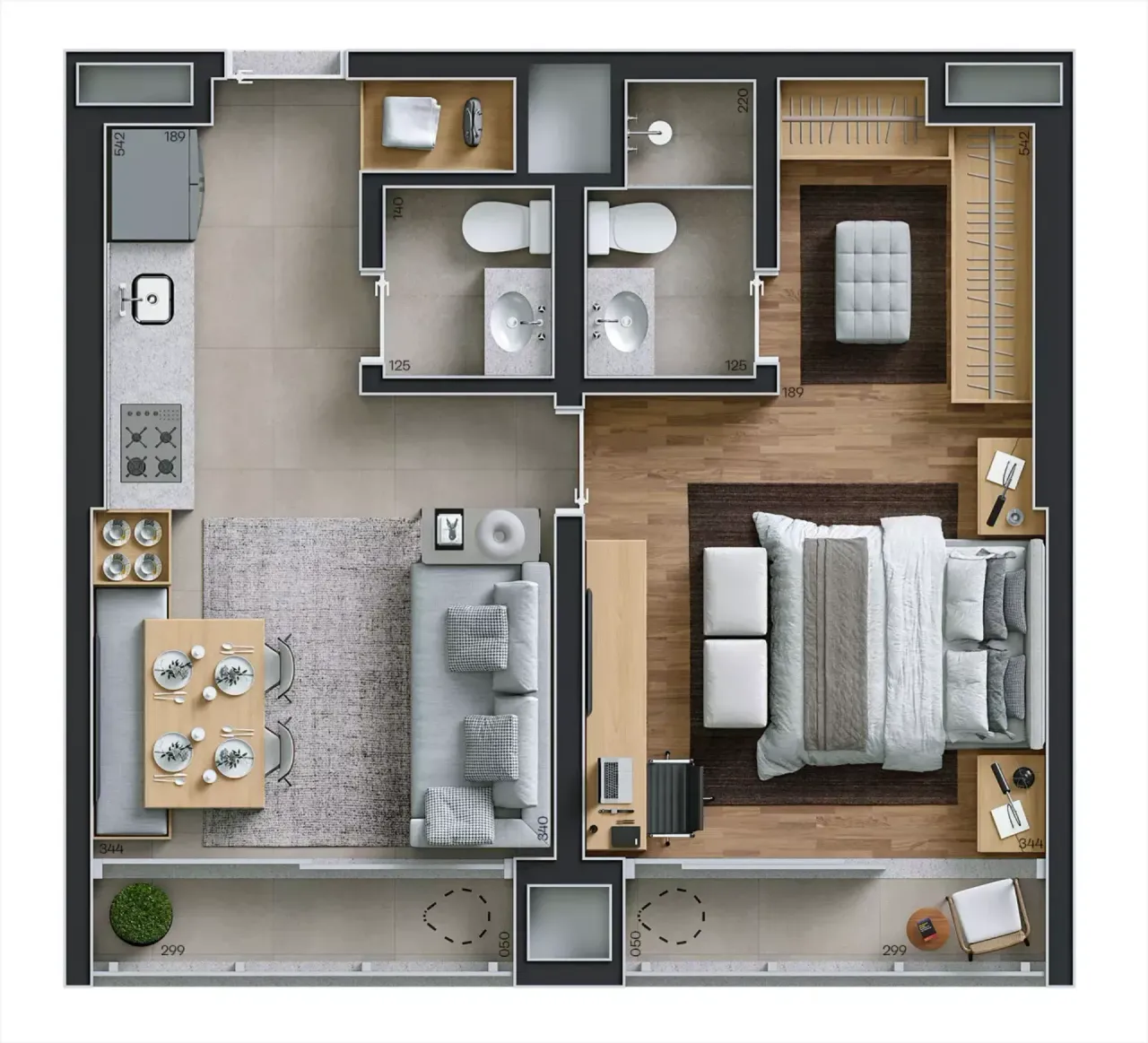 PLANTA 24m²