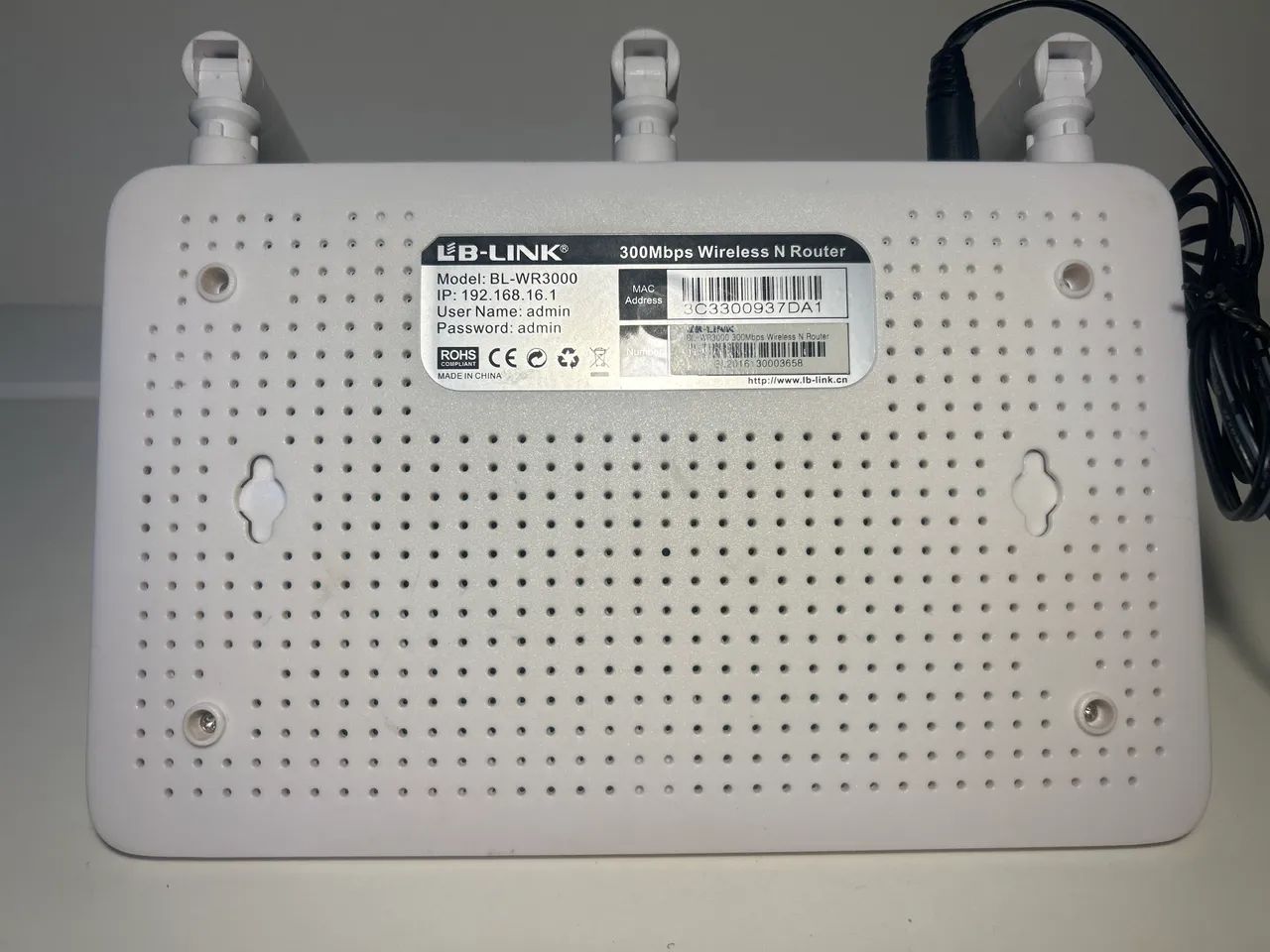 Roteador LB-LINK BL-WR3 000,  wireless 300 Mbps  - Foto 3