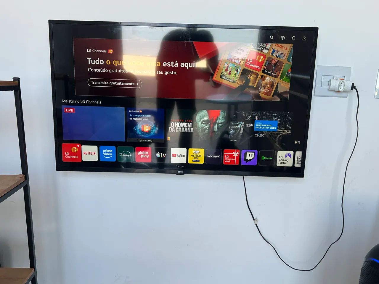 Smart TV LG 43" 4K UHD 43UP7500 WiFi Bluetooth HDR ThinQ AI compatível IA - Foto 2