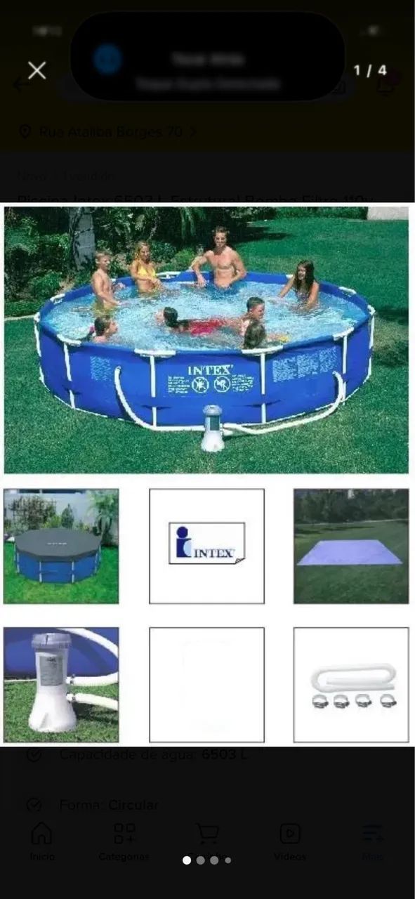 Piscina Intel 6.503L em perfeito estado