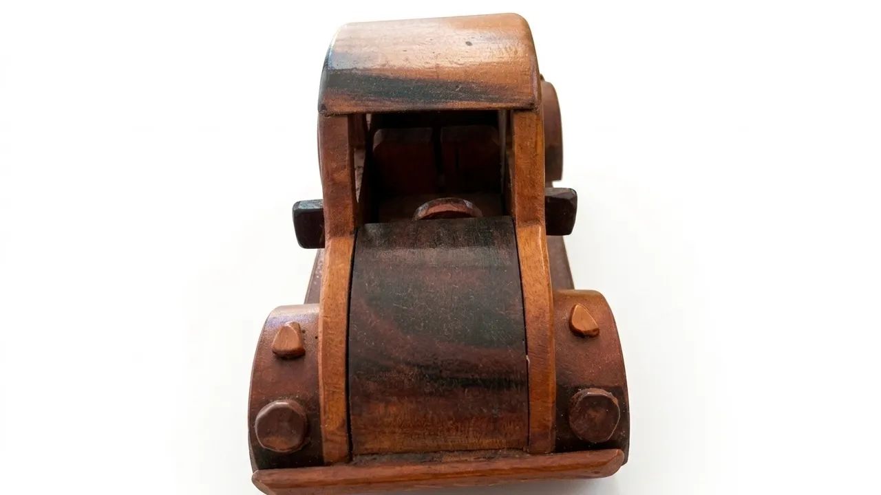 Carro madeira artesanal - Foto 3
