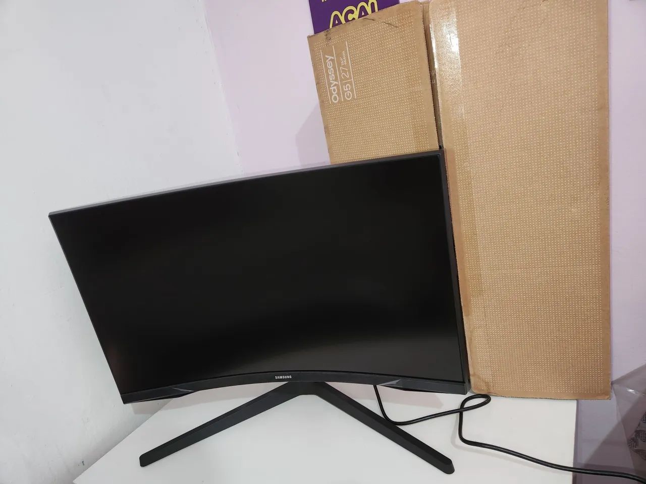 Monitor 27p samsung odyssey g5 resolução 2k - Foto 2