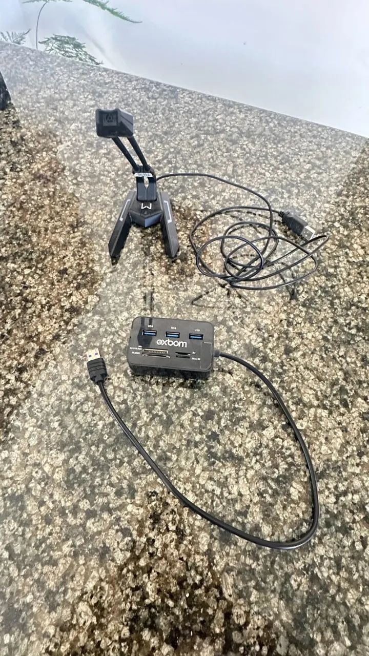 Microfone e extensor USB - Foto 2