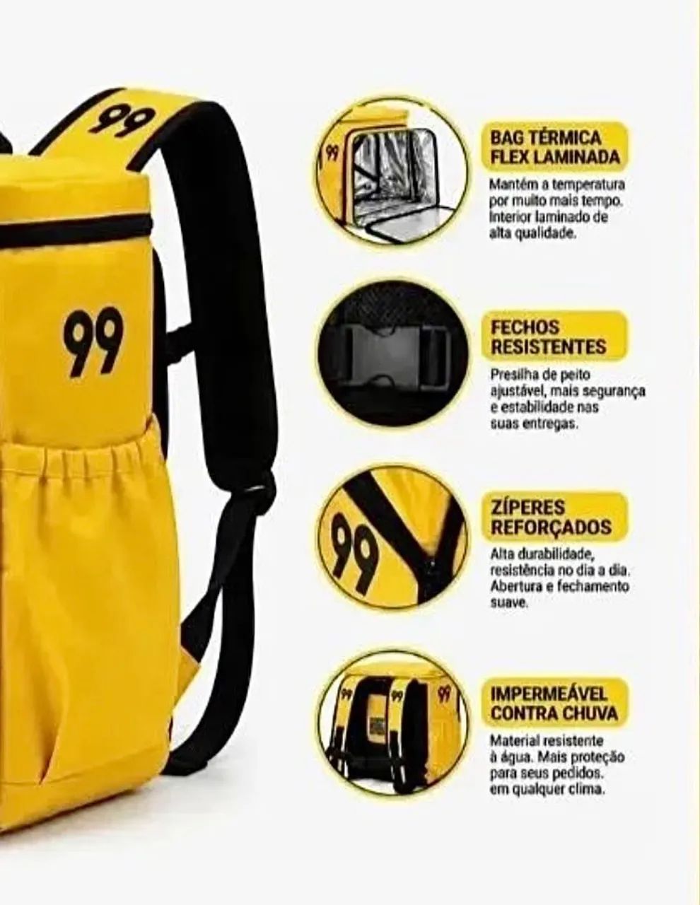 Bag entregas térmica 