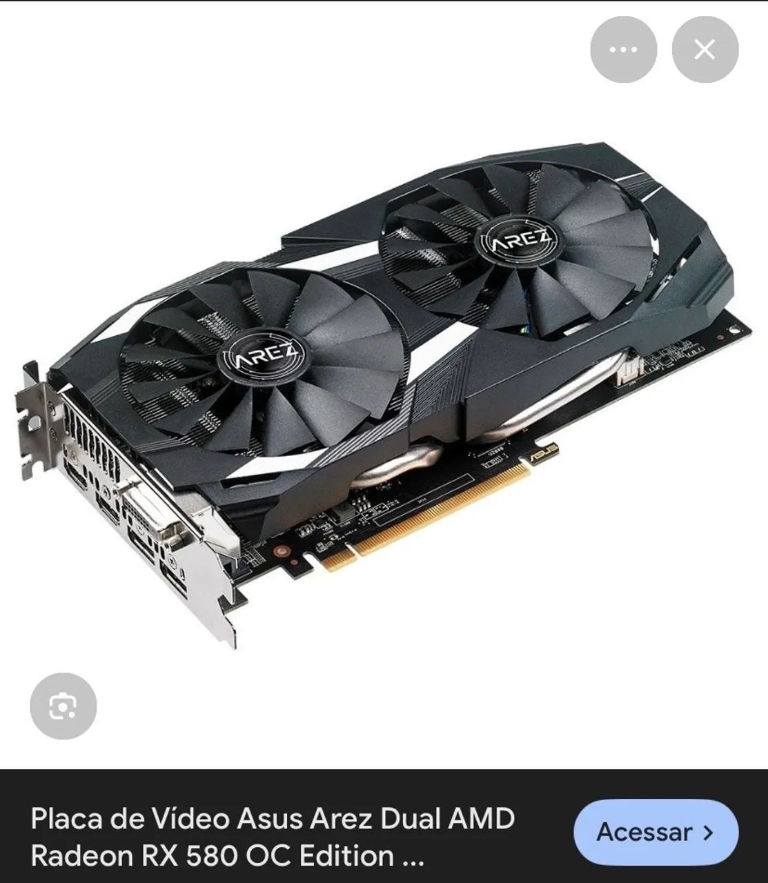 Placa de vídeo Rx580 8G