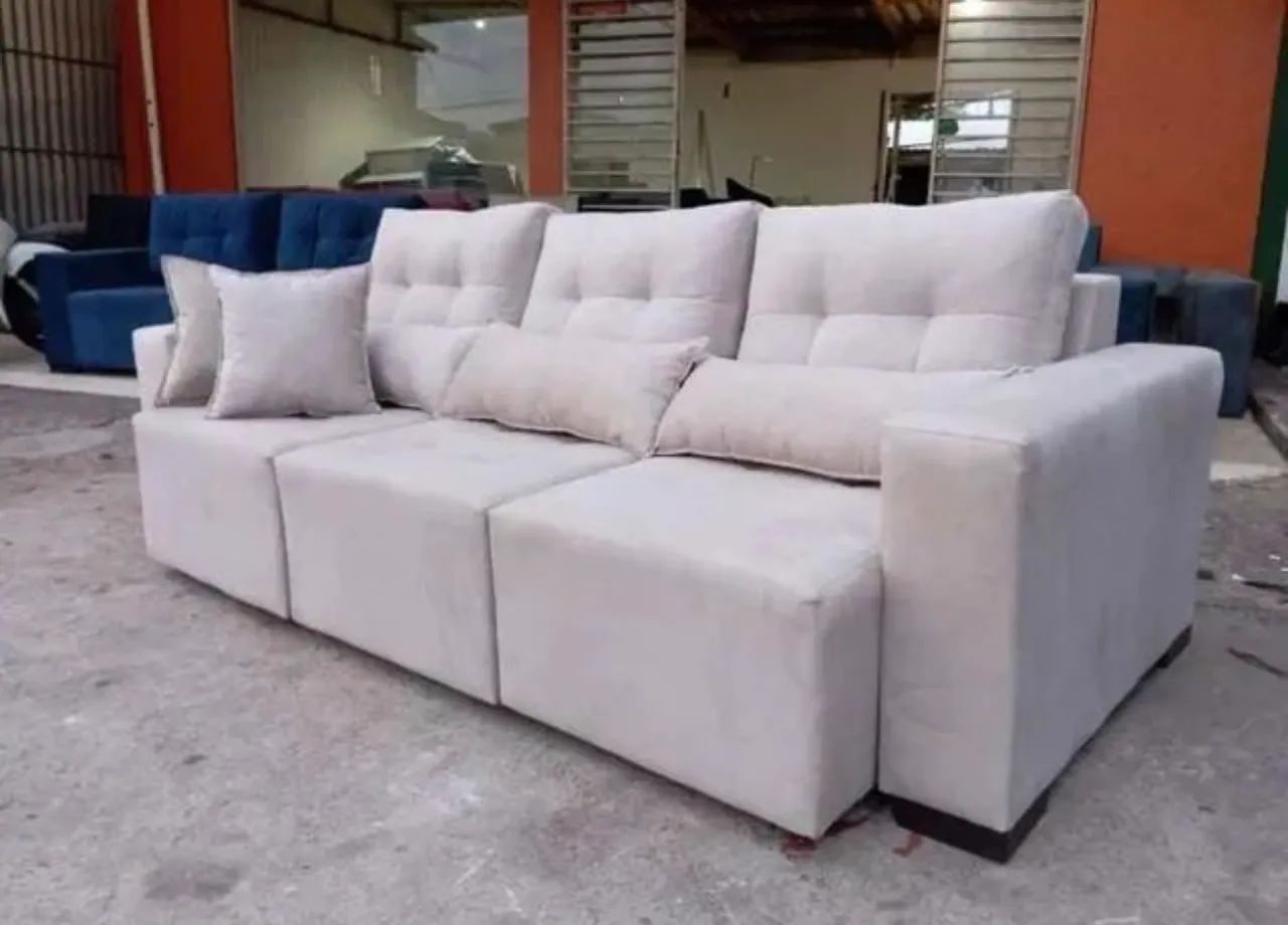 Sofá retrátil modelo 3 Lugares  - Foto 5