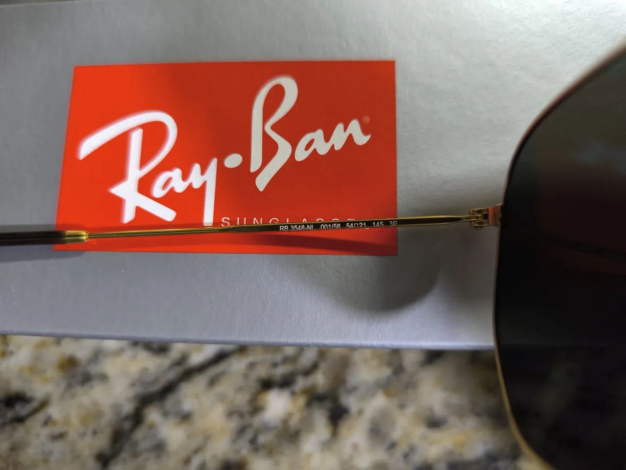 Óculos Rayban Hexagonal Polarizado Original - Foto 2