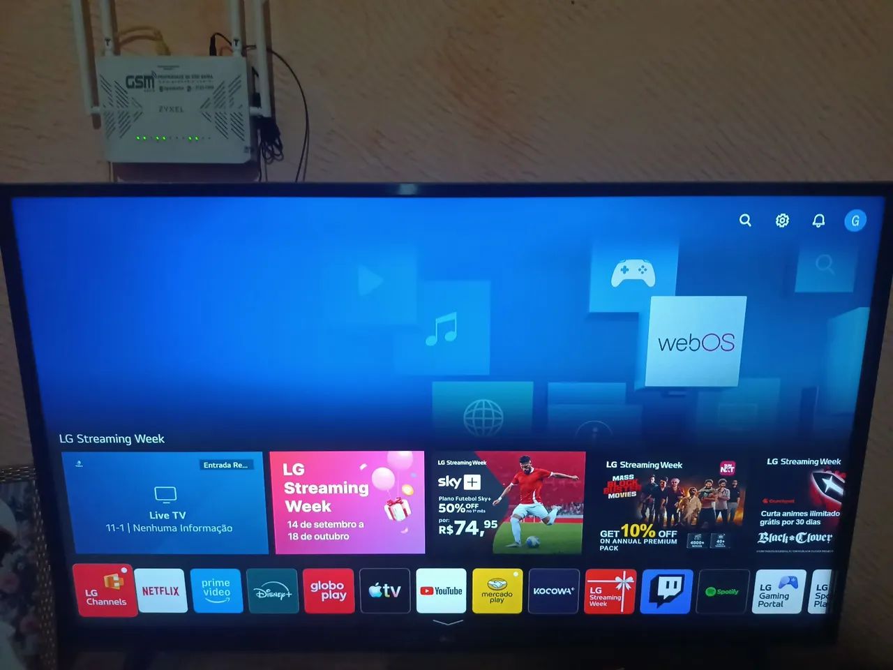 Smart tv lg 43 polegadas  - Foto 2