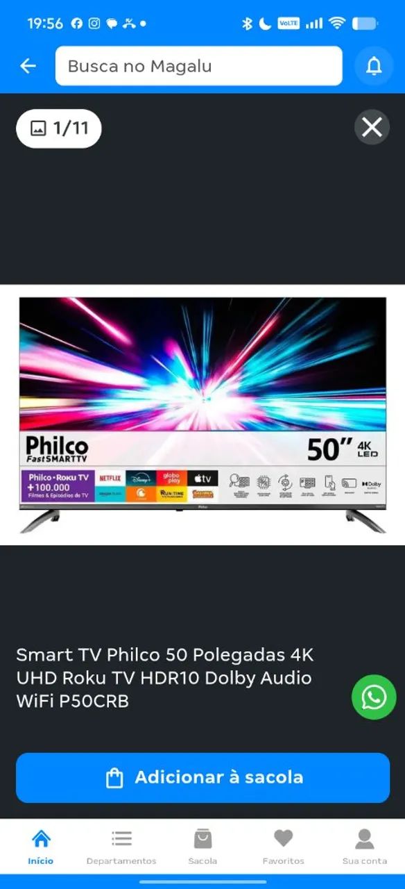 Vendo tv semi nova ZAP *59