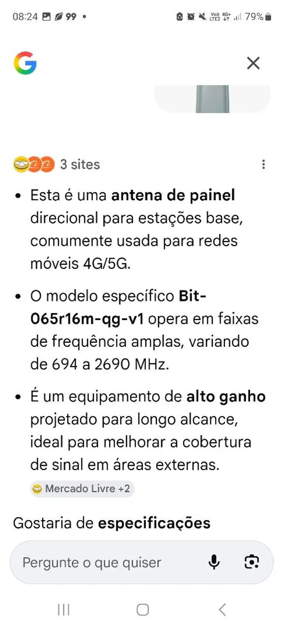 ANTENA PAINEL TELECOMUNICACOES - Foto 2
