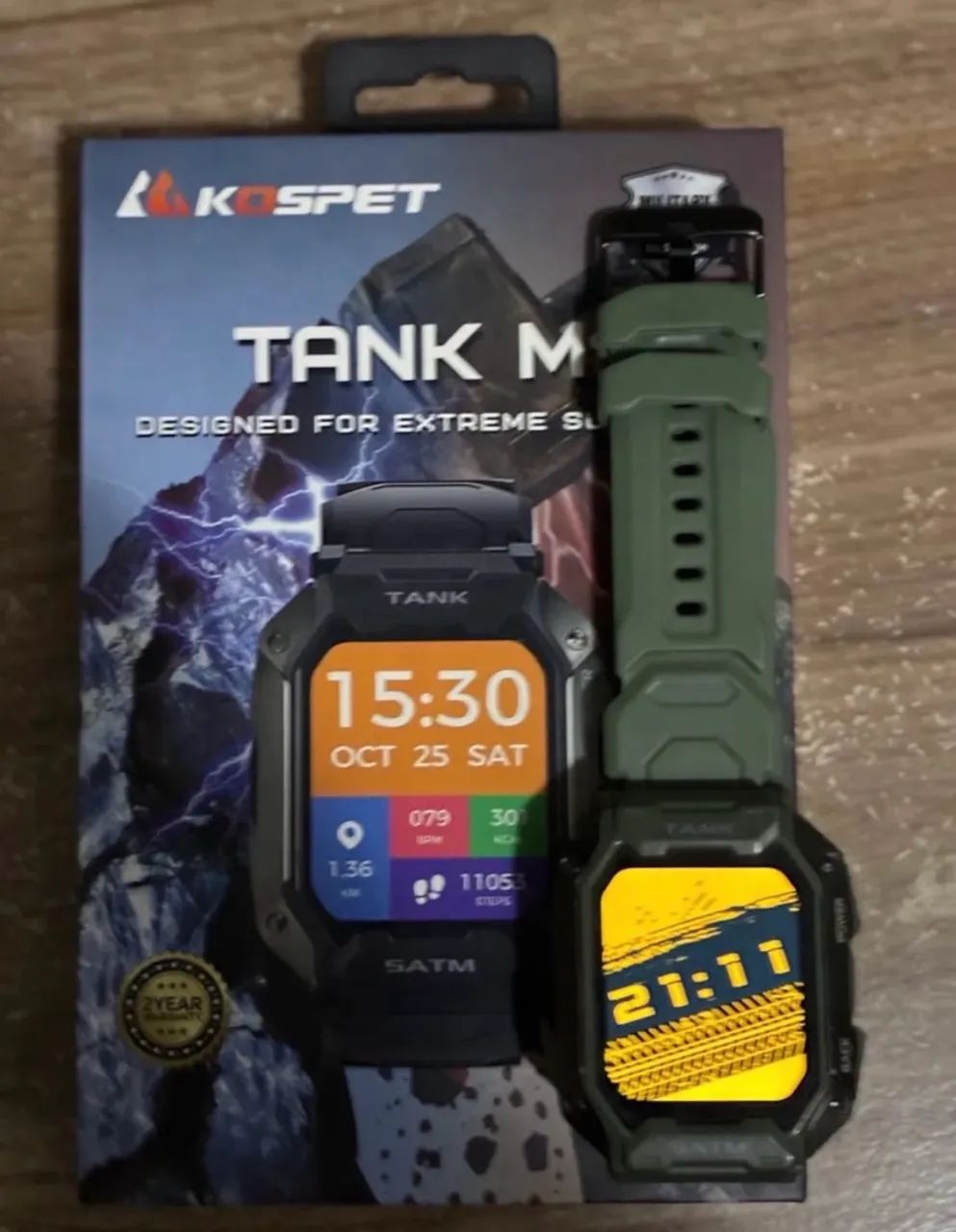 Smartwatch Militar Tank M1 - Foto 2