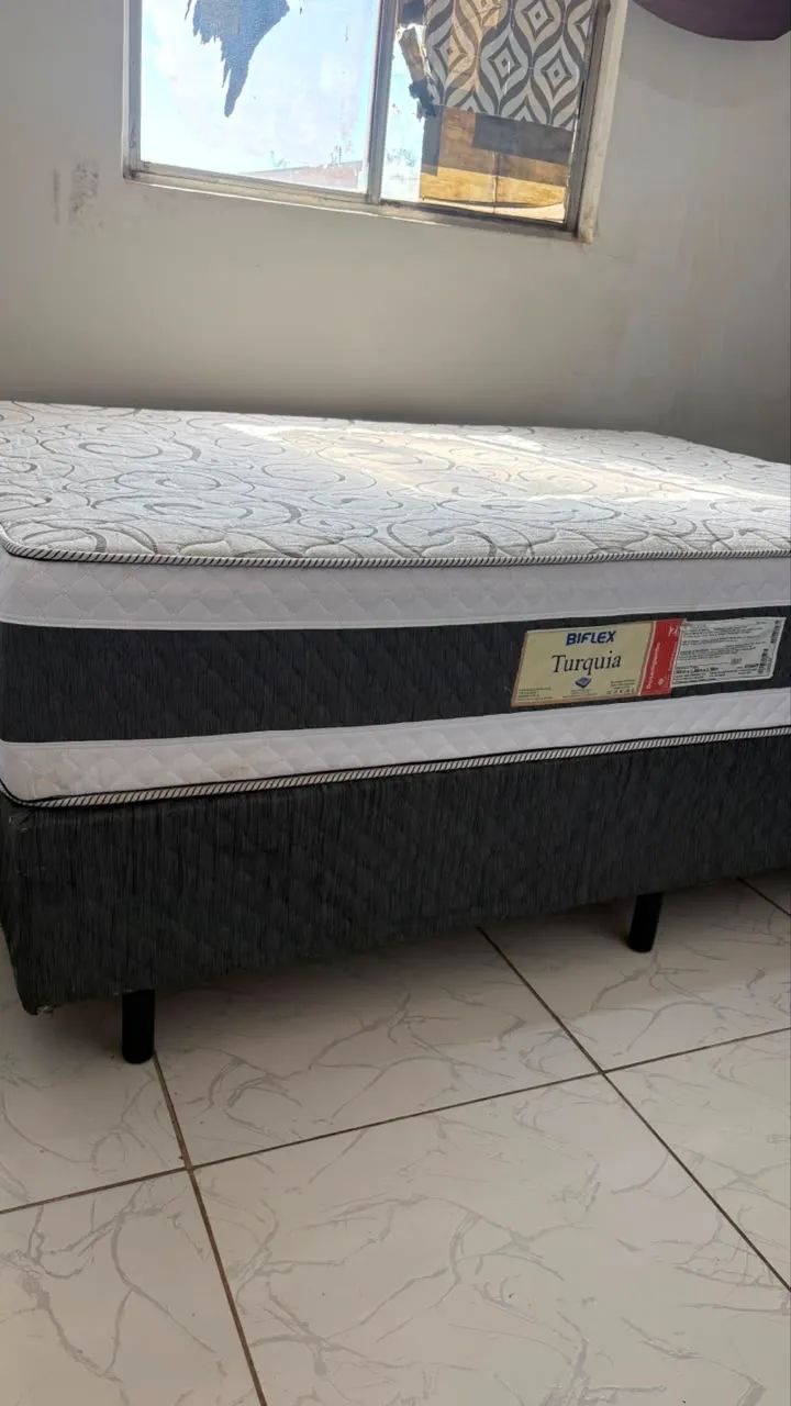 Cama Biflex Turquia (colchão e box) D-26 - Foto 3