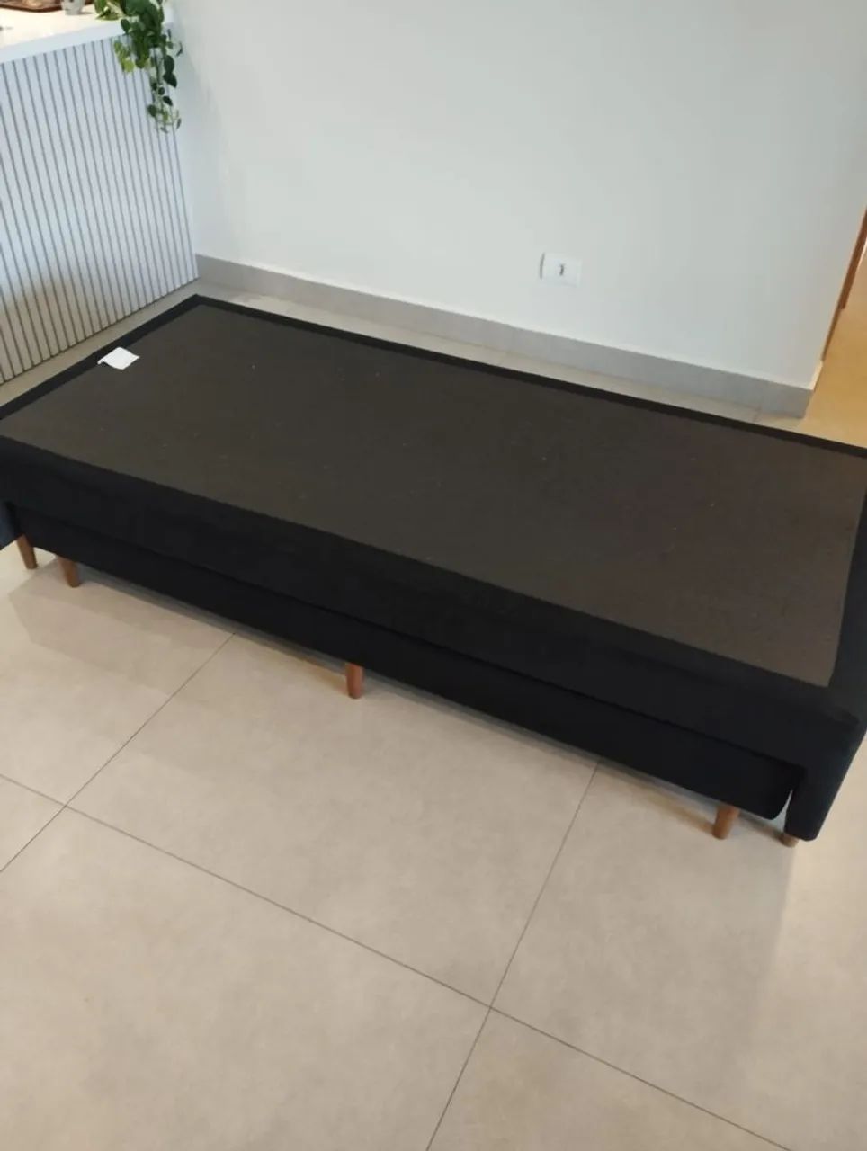 Cama Box Marflex Suede Preto com Colchão Auxiliar - Foto 4