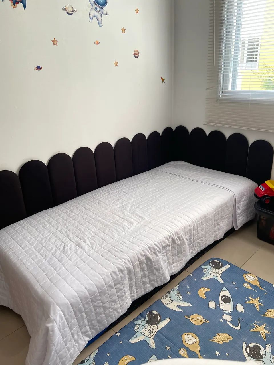 Cabeceira cama Moldular solteiro 15 peças 