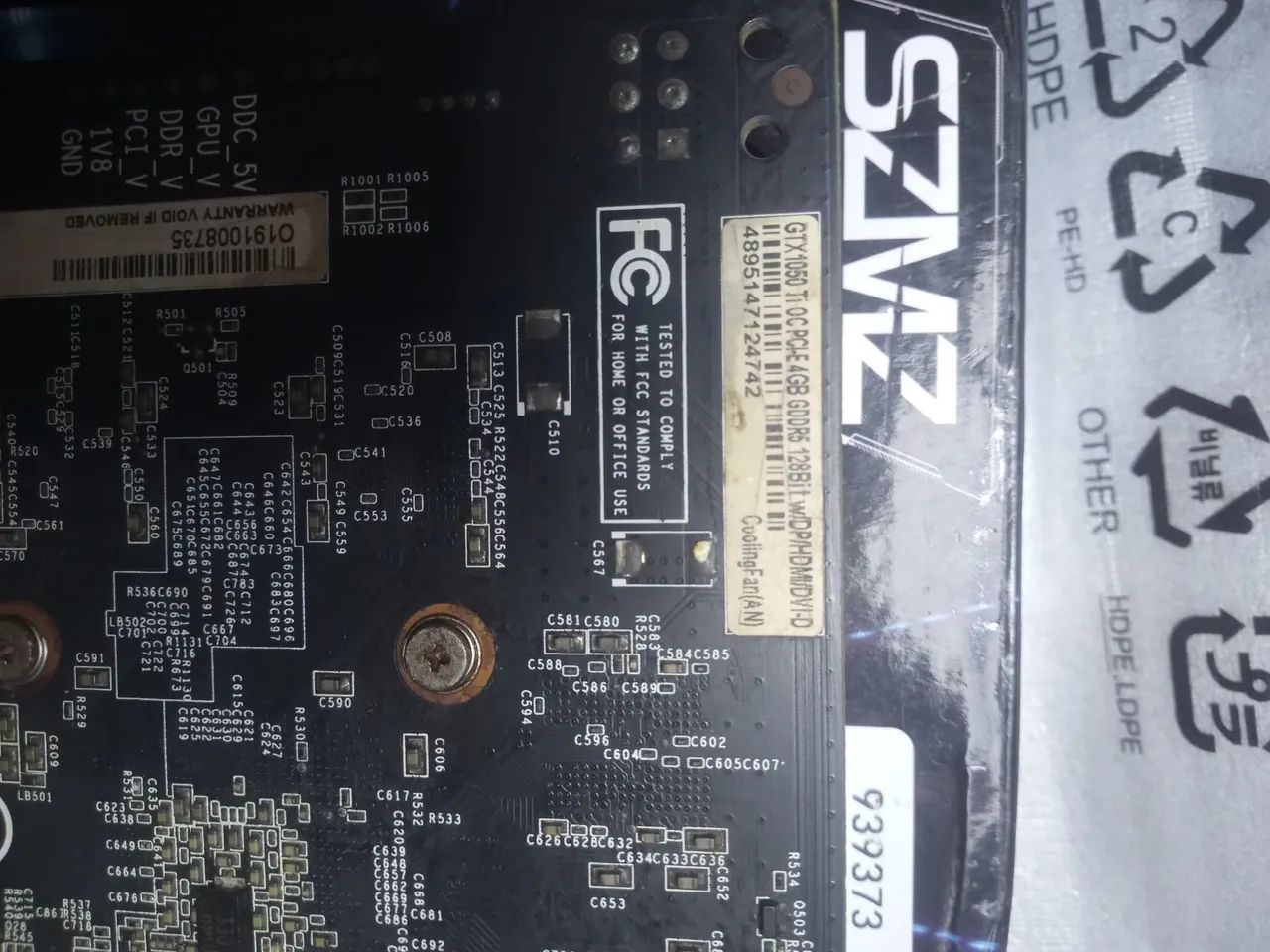 Placa de Vídeo GeForce GTX 1050 Ti 4GB OC DDR5 128Bits 50IQH8DSN8OC - Galax - Foto 4