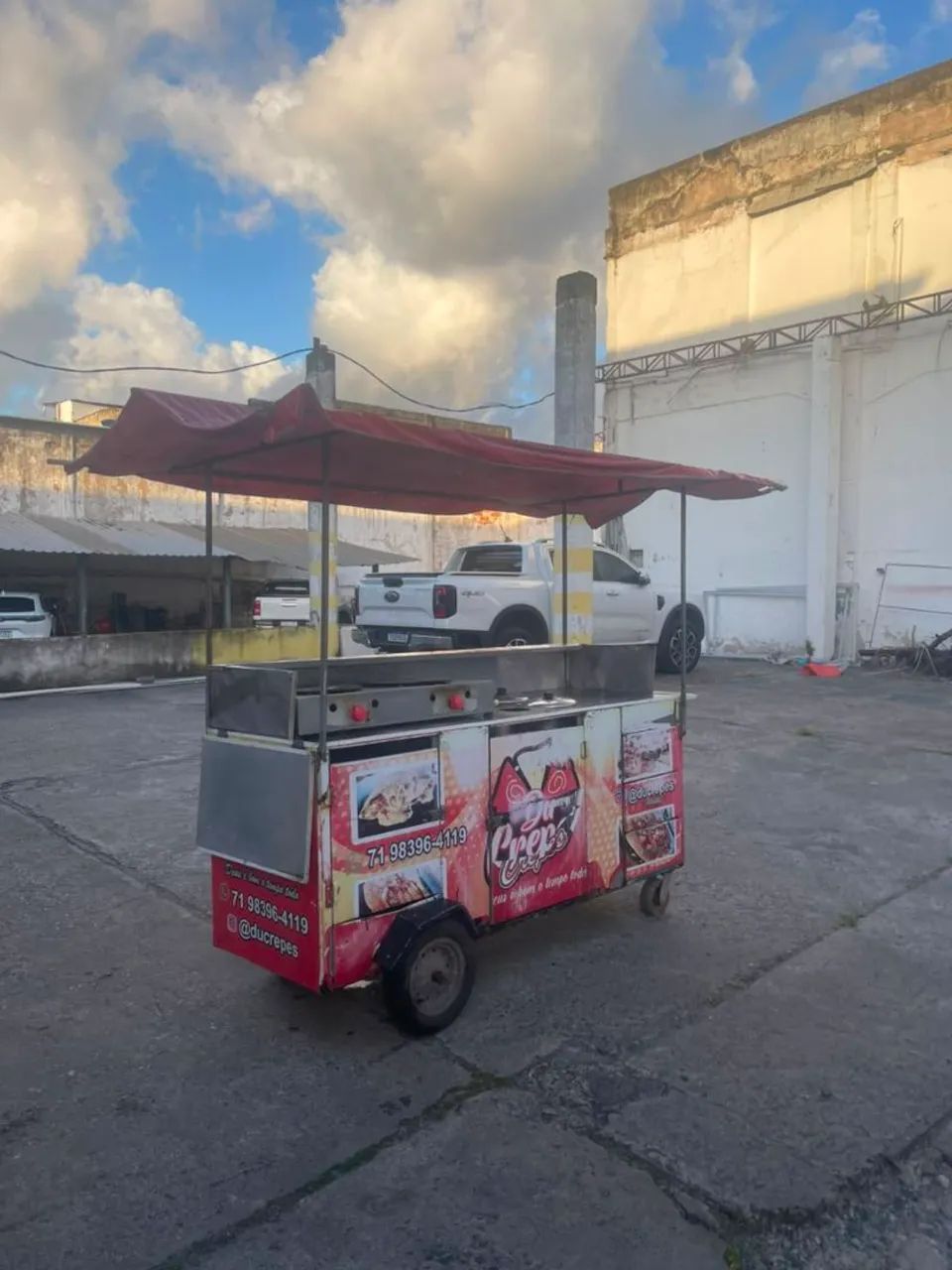 Carro de crepe francês pode ser adaptado pra outro lanhe  - Foto 4