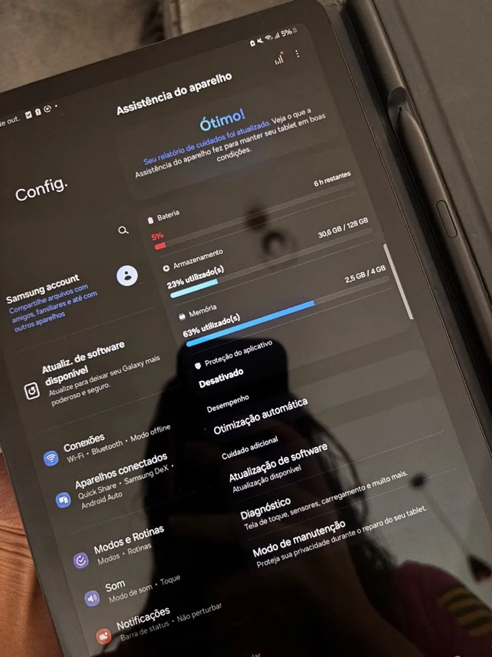 Tablet S6 samsung 128gb - Foto 3