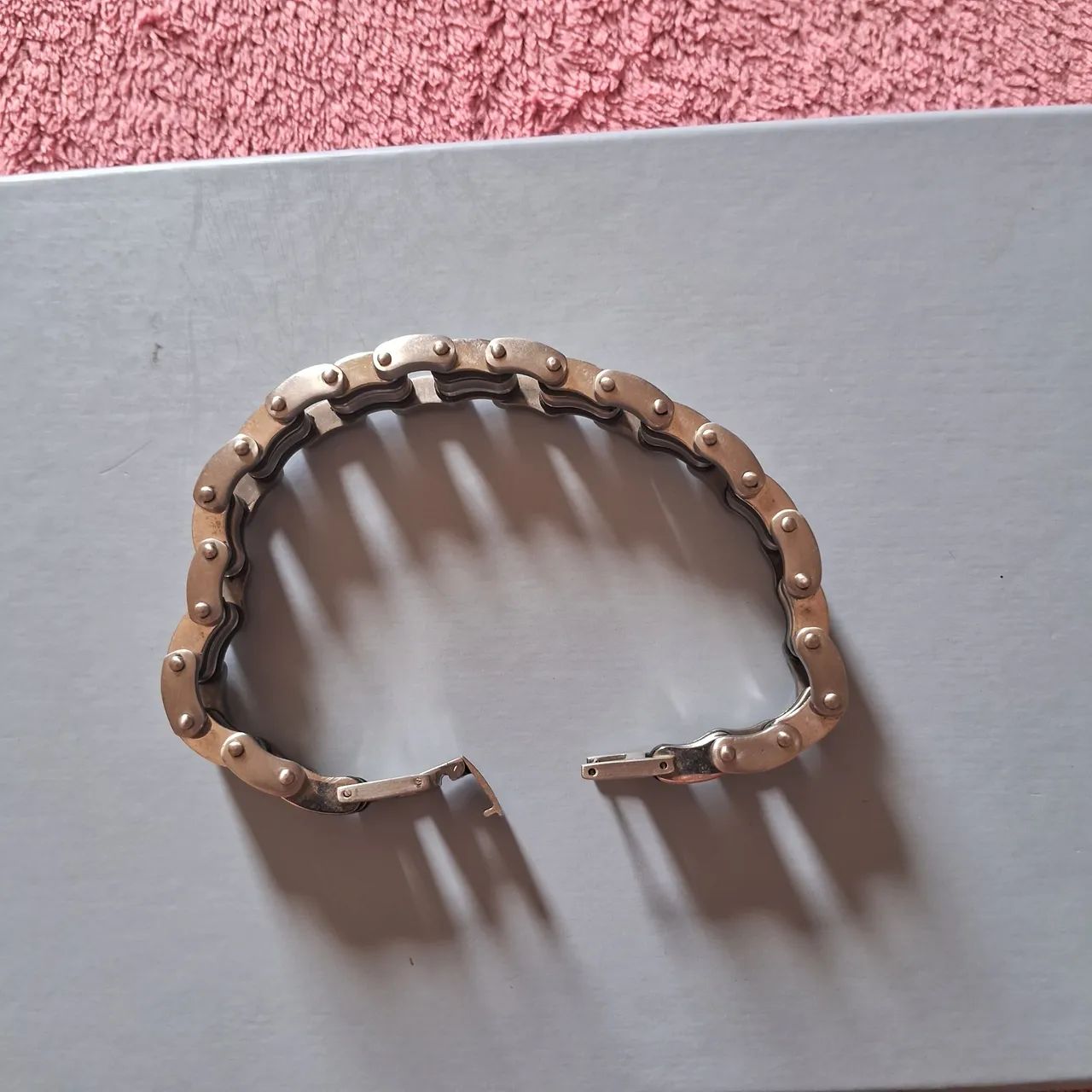 Colar Cristo em Ródio Negro e Pulseira em Aço Inox - Foto 5