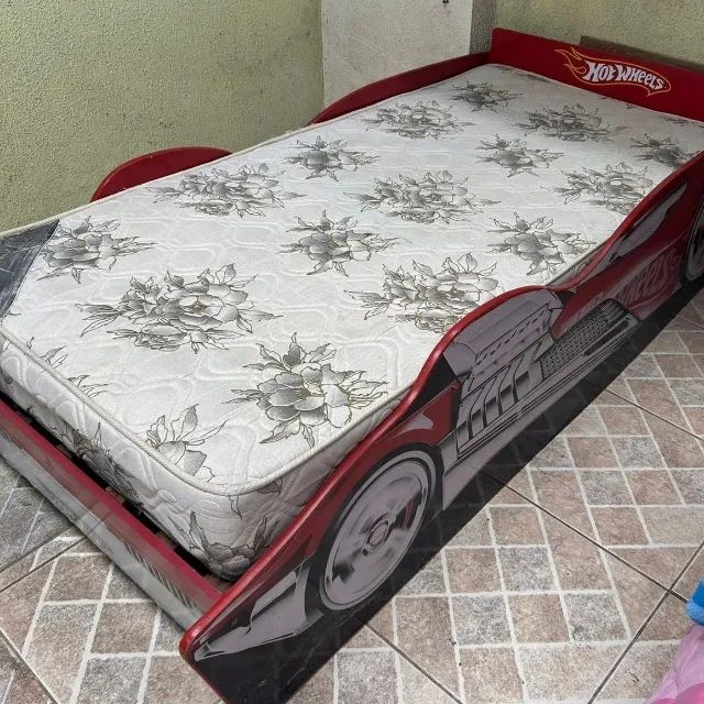 Cama Tam Solteiro Hotweus + Colchão usados otimo estado - Foto 4