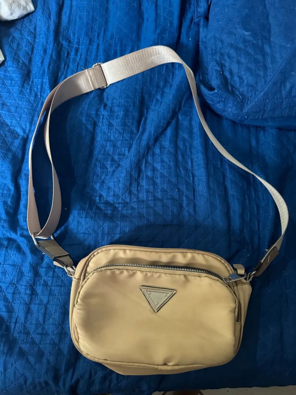 Bolsa de ombro bege  - Foto 2