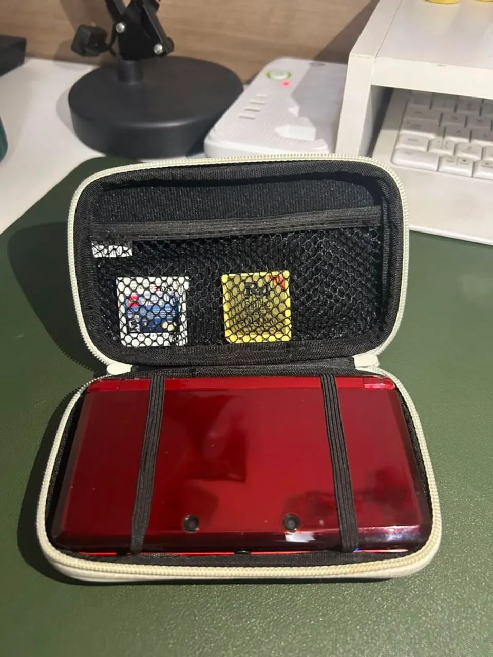 Nintendo 3DS Red Metallic - Ótimo Estado - Foto 3
