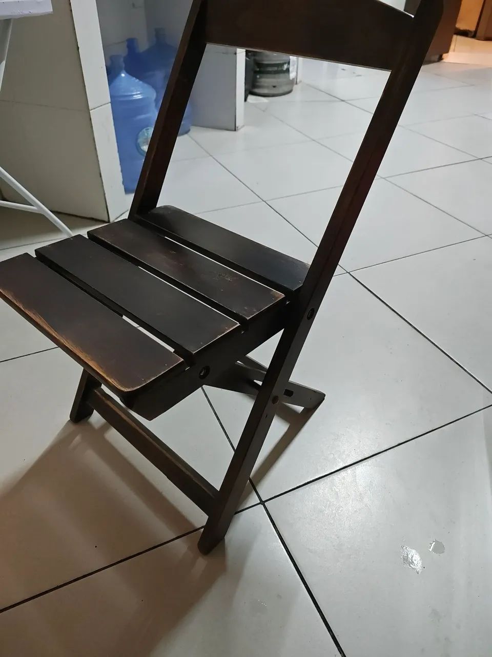 Cadeiras dobráveis de madeira  - Foto 2