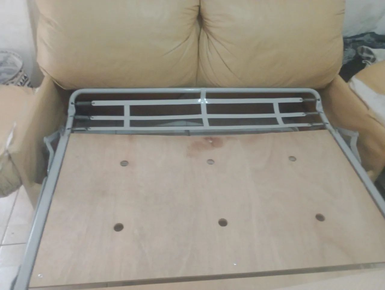 Sofá cama com colchão  - Foto 2