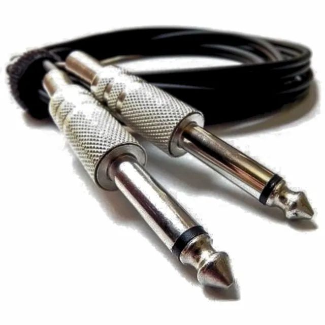 Cabo Guitarra Violão Baixo P10 x P10 Mono Preto 5 Metros MTX _ MS102 - Foto 3