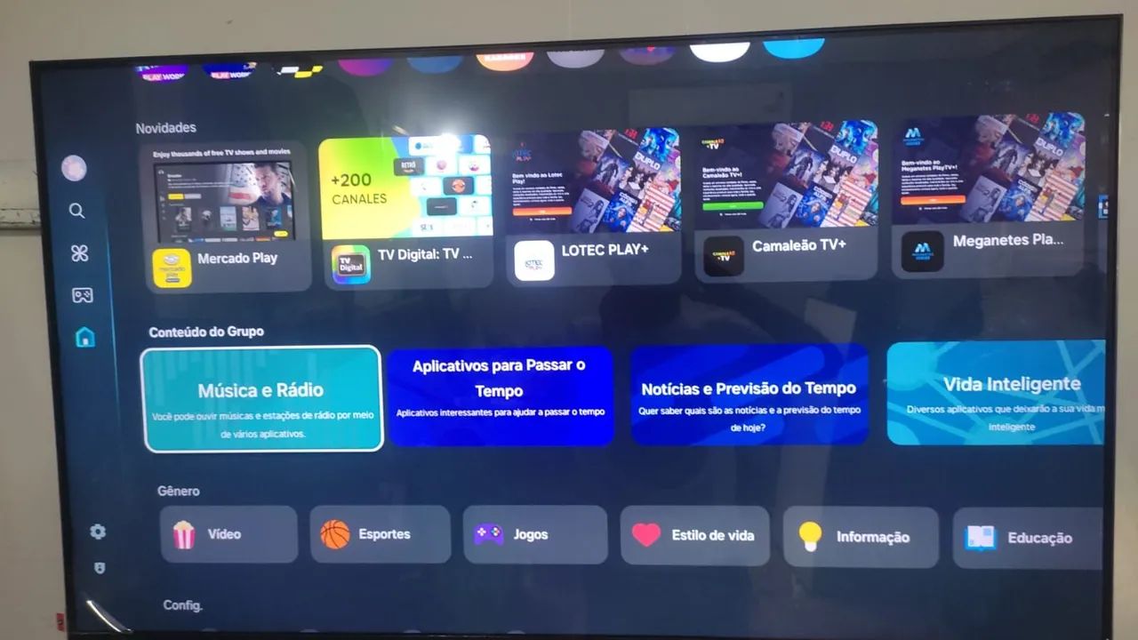 Smart TV Samsung 50 polegadas 4K borda infinita comando de voz completo de tudo com nota - Foto 3