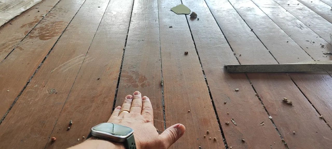 Assoalho de madeira peroba rosa