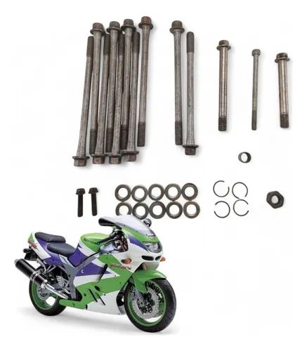 Prisioneiros Bloco Kawasaki Zx 6r 1996 - Peças para motos - Centro