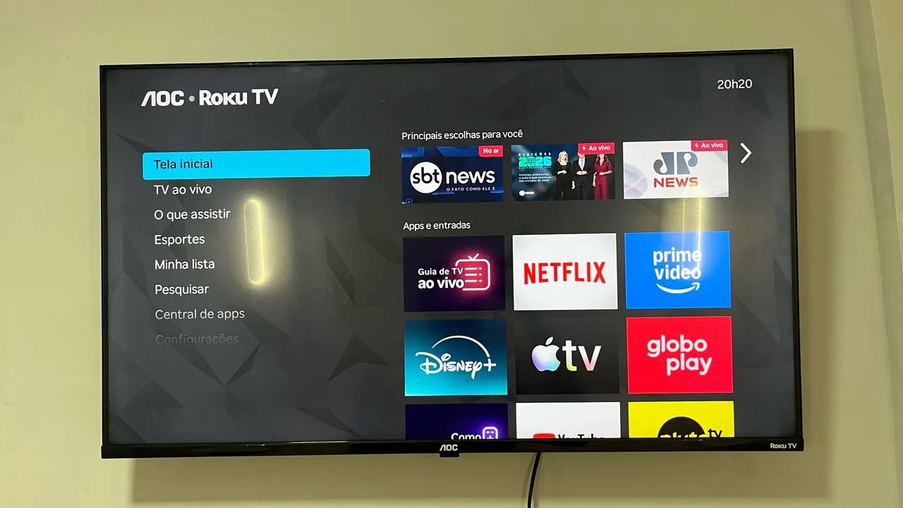 VENDO TV 40 POLEGADAS AOC ROKU! PERFEITA! - Foto 2